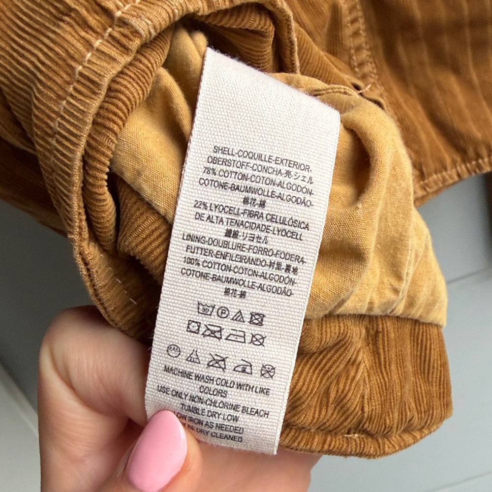 Free people Brown Corduroy Jacket S - Picture 8 of 9